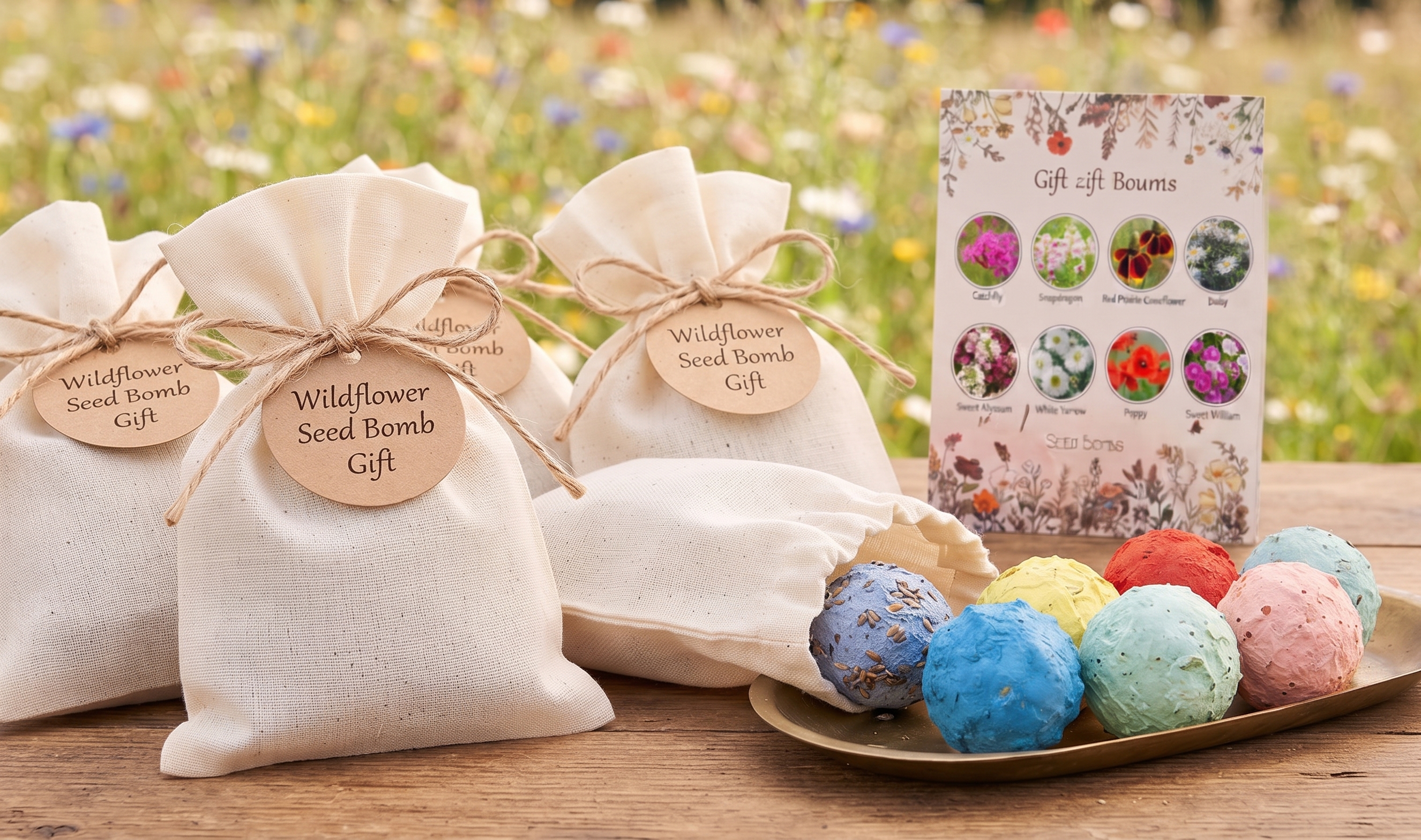 Pollinator Seed Bomb Favors